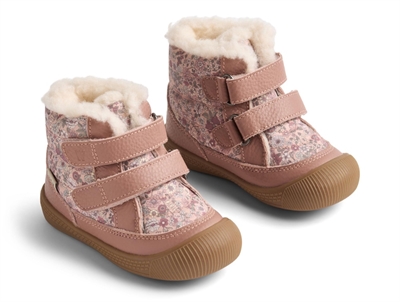 Wheat cognac winter boot Daxi with TEX