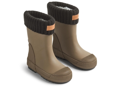 Wheat winter rubber boot snowdrops