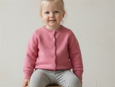 Wheat cardigan Vicky pink melange