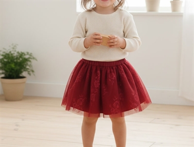 Wheat skirt Harriet dark berry