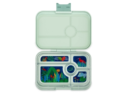 Yumbox Tapas XL lunch box blue/jungle with 5 compartments