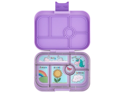 Yumbox malibu purple/mermaid tray 6-sections lunchbox Original