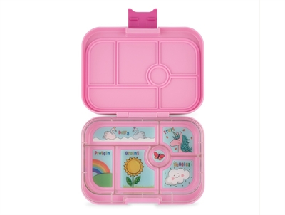Yumbox malibu purple/mermaid tray 6-sections lunchbox Original