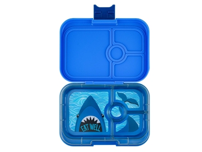Yumbox surf blue/dinosaur tray 4-sections lunchbox Panino