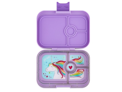 Yumbox surf blue/dinosaur tray 4-sections lunchbox Panino