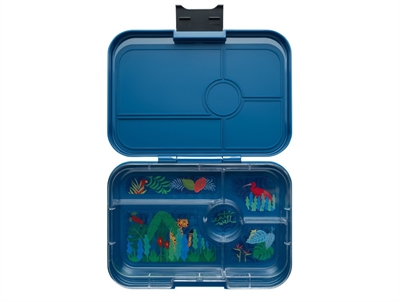 Yumbox Tapas bento lunch box blue/jungle with 5 compartments
