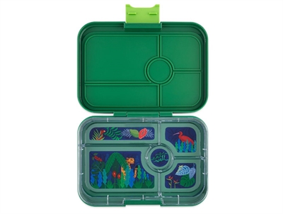 Yumbox Tapas bento lunch box blue/jungle with 5 compartments